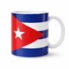 Bandeira Cuba - Caneca de Cerâmica 325ml