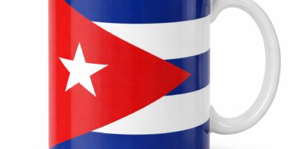 Bandeira Cuba - Caneca de Cerâmica 325ml