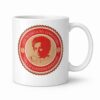 Rosa Luxemburgo "Café, Revolução, Comunismo" - Caneca de Cerâmica 325ml
