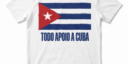 Todo apoio a Cuba – Camiseta Unissex
