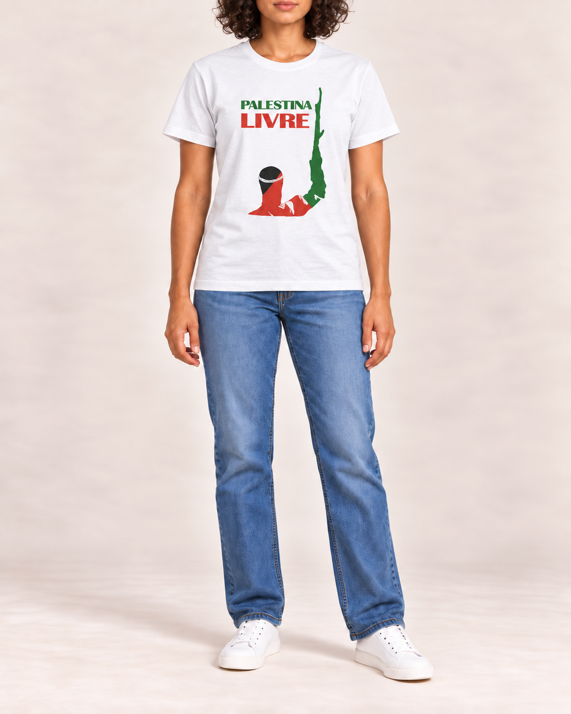 Palestina Livre Fuzil - Camiseta Unissex