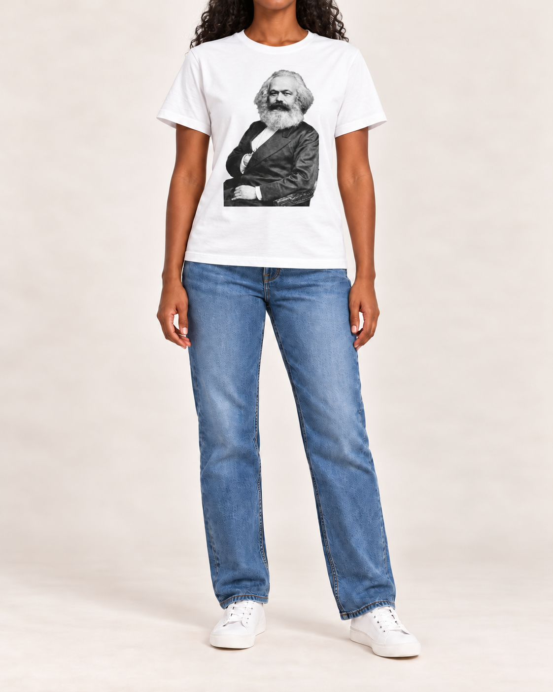 Karl Marx Retrato - Camiseta Unissex