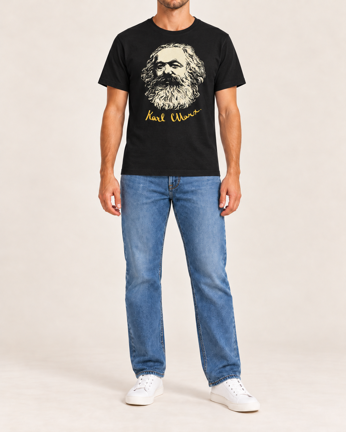 Karl Marx Assinatura - Camiseta Unissex